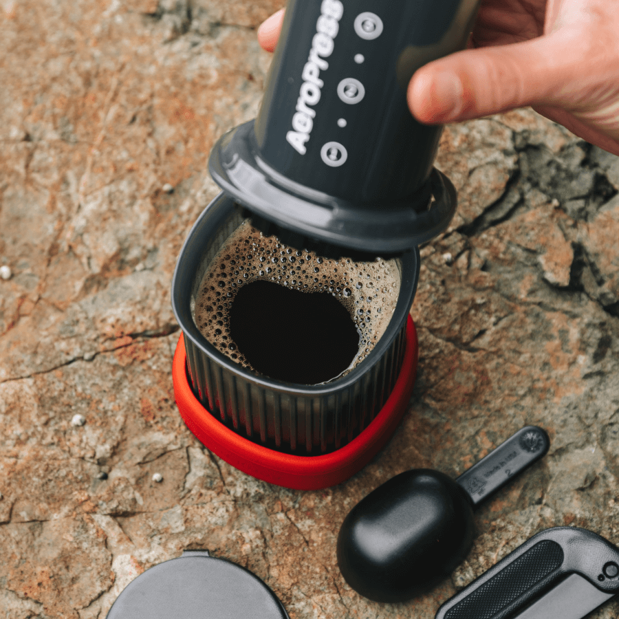 AeroPress Coffee Maker - Go - Portable Brewer for Fresh Coffee Preparation