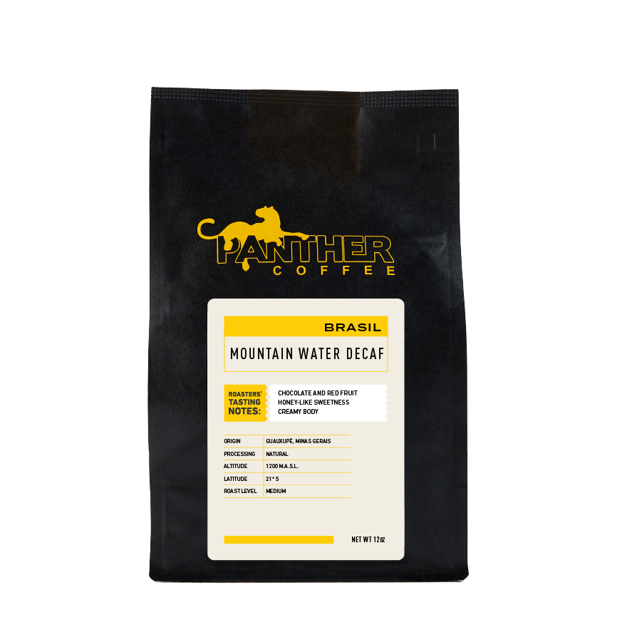 Decaf Mountain Water Brazil 12 oz - Coffee Beans for Flexible Recipe Preparation