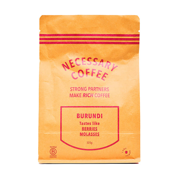 Burundi 325 gr - Coffee Beans for Flexible Recipe Preparation