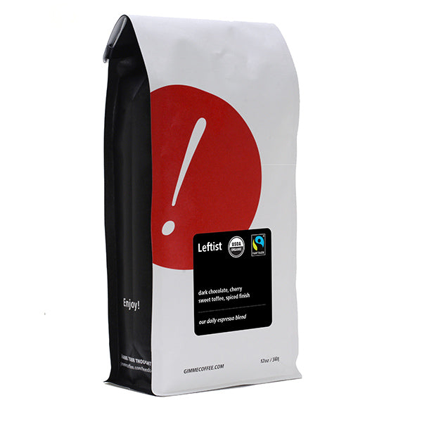 Leftist (Fairtrade Organic) 2 lb - Coffee Beans for Flexible Recipe Preparation