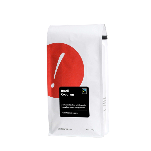 Brazil Coopfam Certified Fairtrade 12 oz - Coffee Beans for Flexible Recipe Preparation