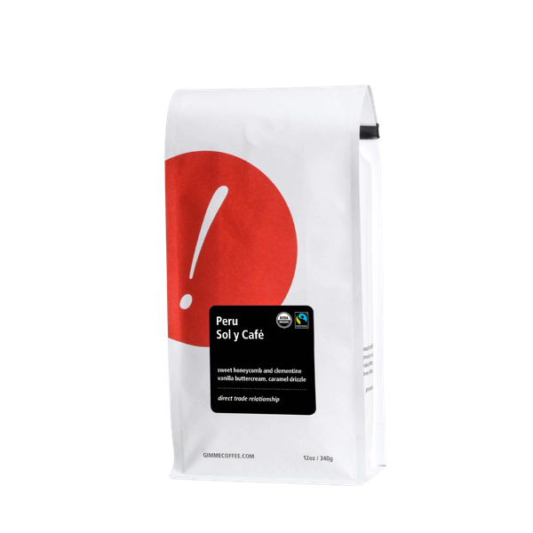 Peru Sol Y Cafe Fairtrade Organic 12 oz - Coffee Beans for Flexible Recipe Preparation