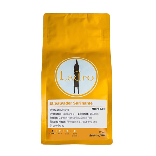 El Salvador Suriname 12 oz - Coffee Beans for Flexible Recipe Preparation