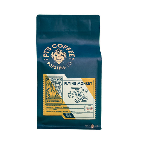 Flying Monkey Espresso 12 oz - Portable Brewer for Fresh Coffee Preparation