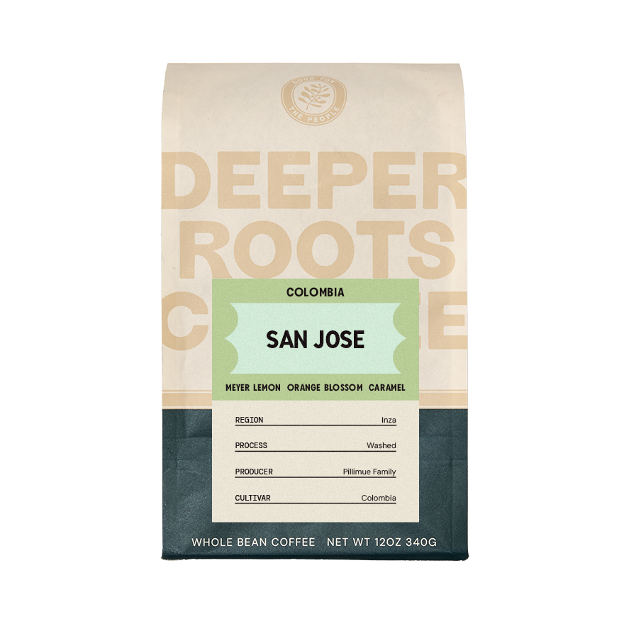 Colombia San Jose 12 oz - Coffee Beans for Flexible Recipe Preparation