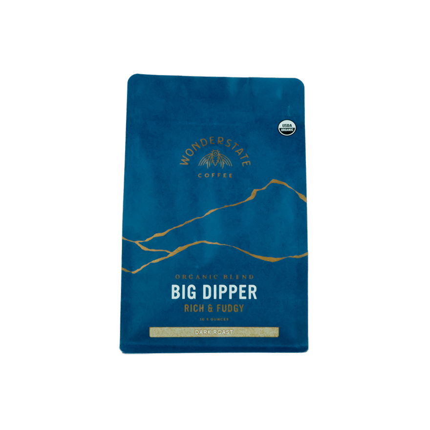 Organic Big Dipper 10.5 oz - Coffee Beans for Flexible Recipe Preparation