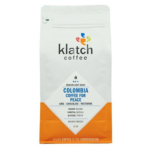 Colombia Coffee for Peace 12 oz - Coffee Beans for Flexible Recipe Preparation