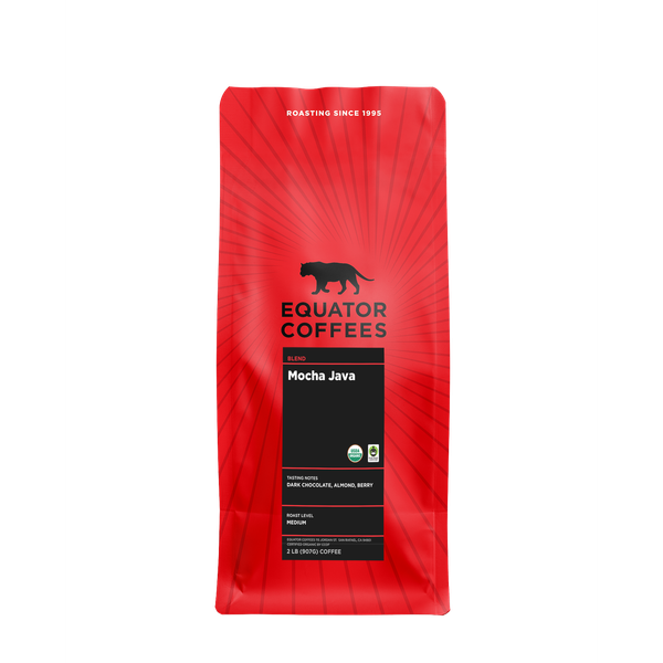 Mocha Java Fair Trade Organic 2 lb - Coffee Beans for Flexible Recipe Preparation