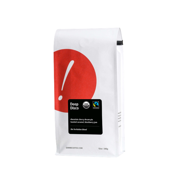 Deep Disco Fairtrade Organic 12 oz - Coffee Beans for Flexible Recipe Preparation