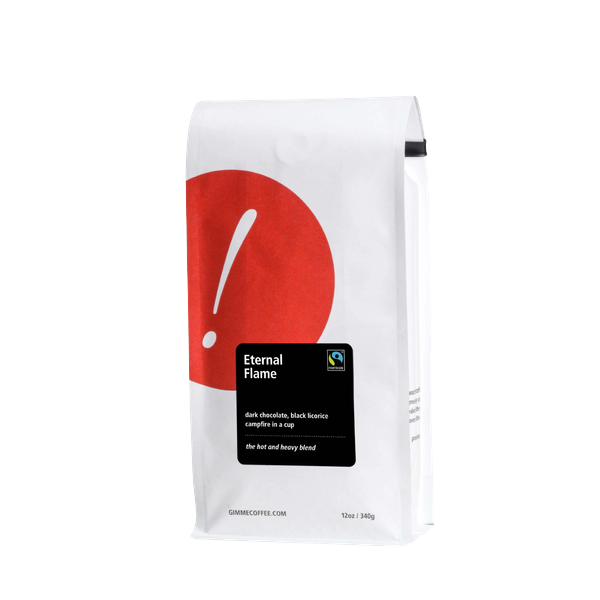 Eternal Flame Fairtrade Dark Roast 2 lb - Coffee Beans for Flexible Recipe Preparation