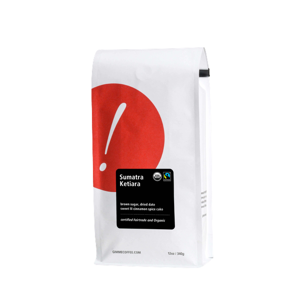 Sumatra Ketiara Fairtrade Organic 2 lb - Coffee Beans for Flexible Recipe Preparation