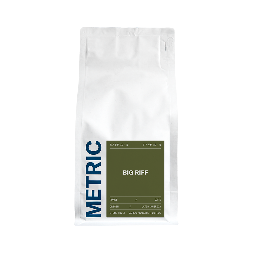 Big Riff 10.5 oz - Coffee Beans for Flexible Recipe Preparation