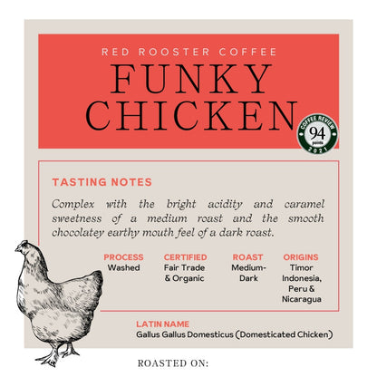 Organic Funky Chicken - Coffee Beans for Flexible Recipe Preparation