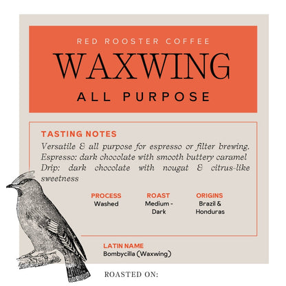 Waxwing All-Purpose Blend - Coffee Beans for Flexible Recipe Preparation