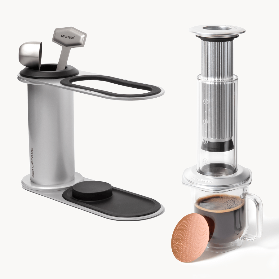 AeroPress Premium 20th Anniversary Bundle - Coffee Maker Set for Fresh Brew Routines
