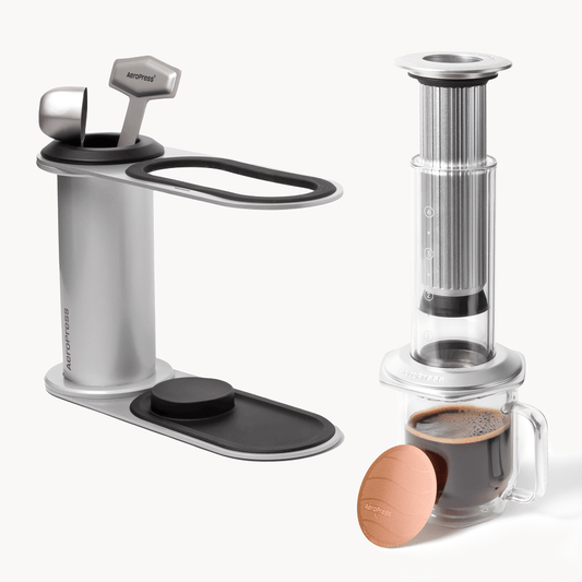AeroPress Premium 20th Anniversary Bundle - Coffee Maker Set for Fresh Brew Routines