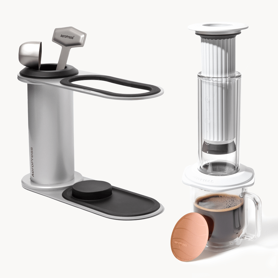AeroPress Premium 20th Anniversary Bundle - Coffee Maker Set for Fresh Brew Routines