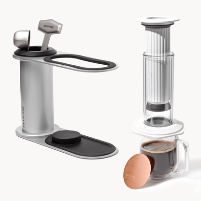 AeroPress Premium 20th Anniversary Bundle - Coffee Maker Set for Fresh Brew Routines