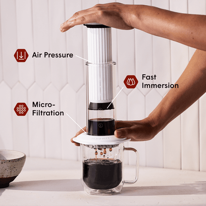 AeroPress Premium 20th Anniversary Bundle - Coffee Maker Set for Fresh Brew Routines