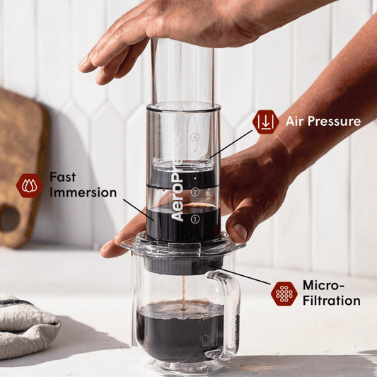 AeroPress Flow Control Filter Cap - Standard - Coffee Filter Accessory for Consistent Preparation