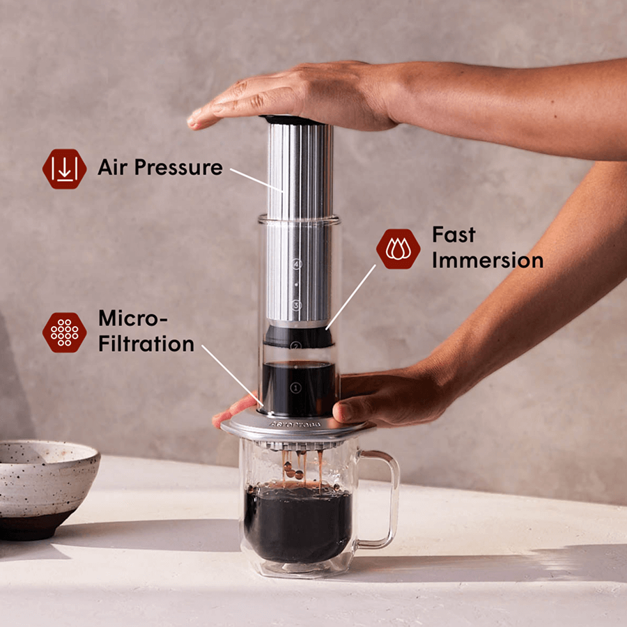 AeroPress Gold Tone Filter - Standard - Coffee Filter Accessory for Consistent Preparation