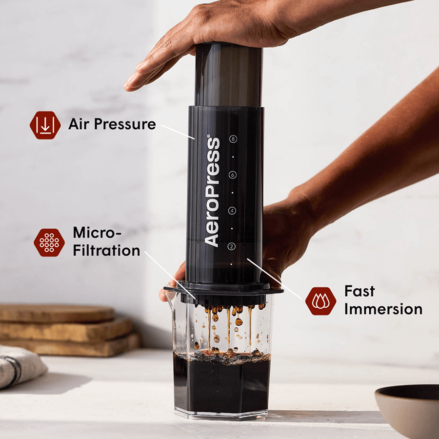 AeroPress Gold Tone Filter - XL - Coffee Filter Accessory for Consistent Preparation