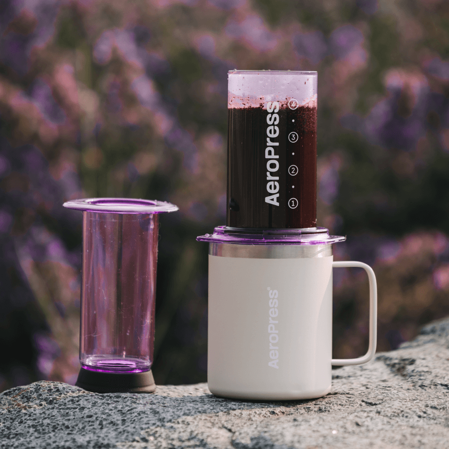 AeroPress Travel Coffee Mug - Stainless Steel - Coffee Drinkware for Commuting and Home Use