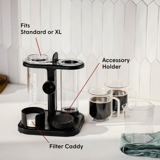 AeroPress Organizer Stand - Coffee Station Organizer for Compact Setups