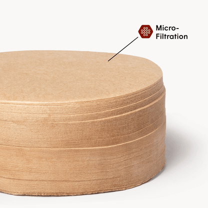 AeroPress Natural Paper Micro-Filters - XL - Coffee Filter Accessory for Consistent Preparation