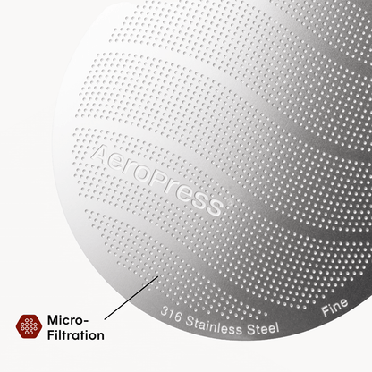 AeroPress Stainless Steel Filter - Standard - Coffee Filter Accessory for Consistent Preparation