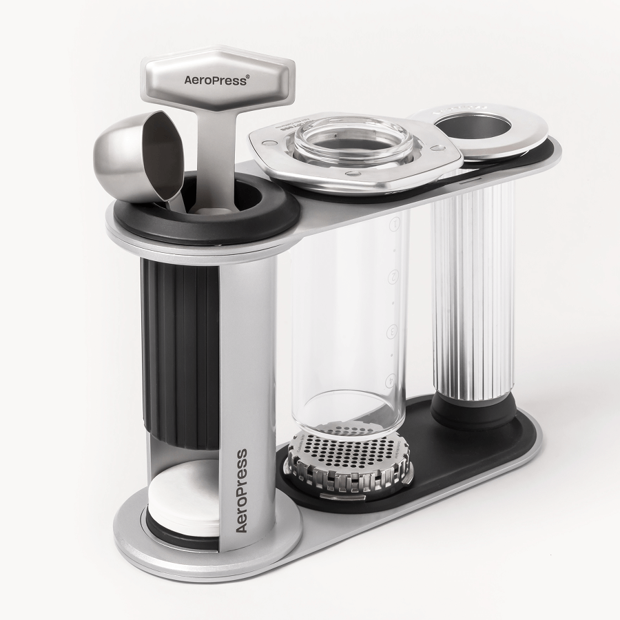 AeroPress Organizer Stand - Stainless Steel - Coffee Station Organizer for Compact Setups