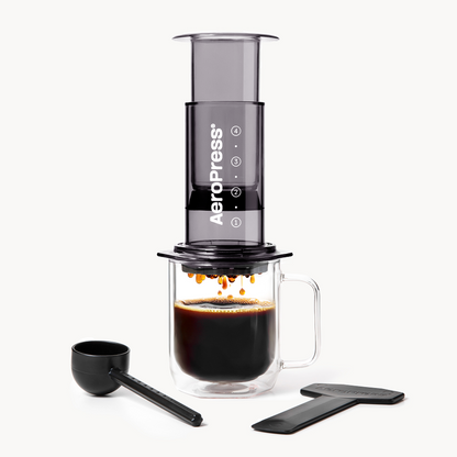 AeroPress Coffee Maker - Clear & Colors - Portable Brewer for Fresh Coffee Preparation