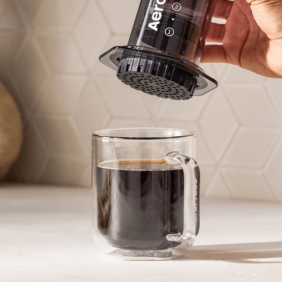 AeroPress Coffee Maker - Clear & Colors - Portable Brewer for Fresh Coffee Preparation