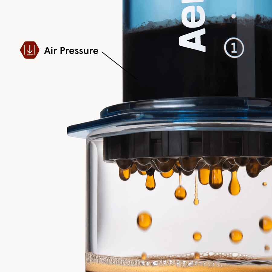 AeroPress Coffee Maker - Clear & Colors - Portable Brewer for Fresh Coffee Preparation