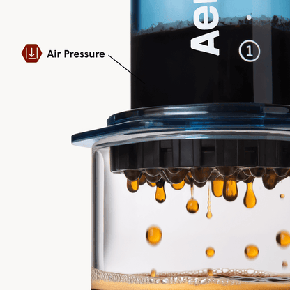 AeroPress Coffee Maker - Clear & Colors - Portable Brewer for Fresh Coffee Preparation
