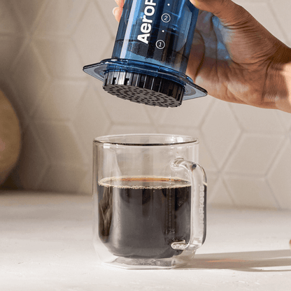 AeroPress Coffee Maker - Clear & Colors - Portable Brewer for Fresh Coffee Preparation