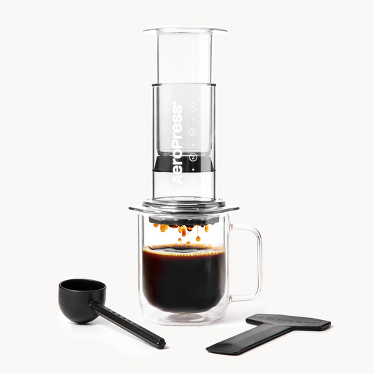 AeroPress Coffee Maker - Clear & Colors - Portable Brewer for Fresh Coffee Preparation