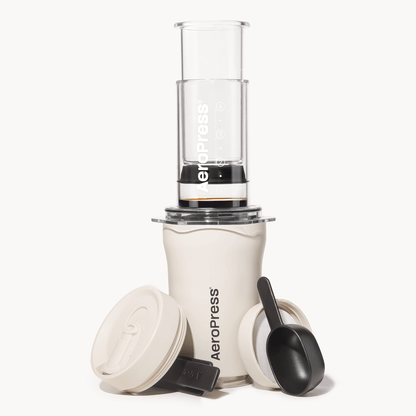 AeroPress Coffee Maker - Go Plus - Portable Brewer for Fresh Coffee Preparation