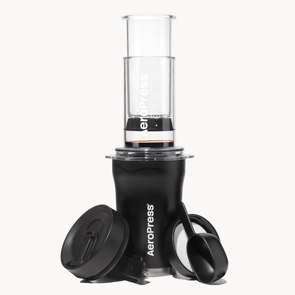 AeroPress Coffee Maker - Go Plus - Portable Brewer for Fresh Coffee Preparation