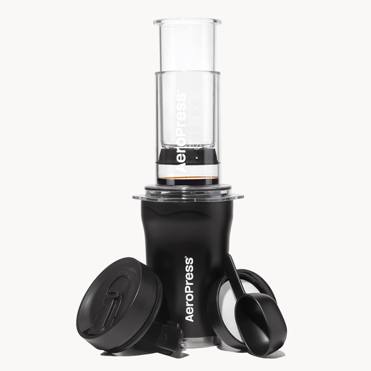 AeroPress Coffee Maker - Go Plus - Portable Brewer for Fresh Coffee Preparation