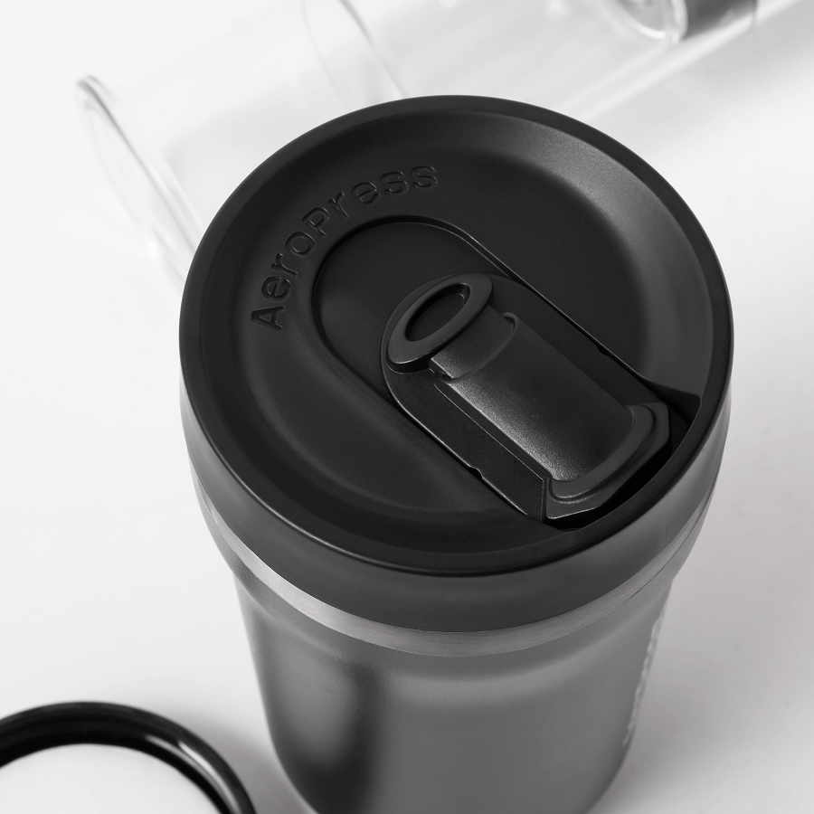 AeroPress Coffee Maker - Go Plus - Portable Brewer for Fresh Coffee Preparation