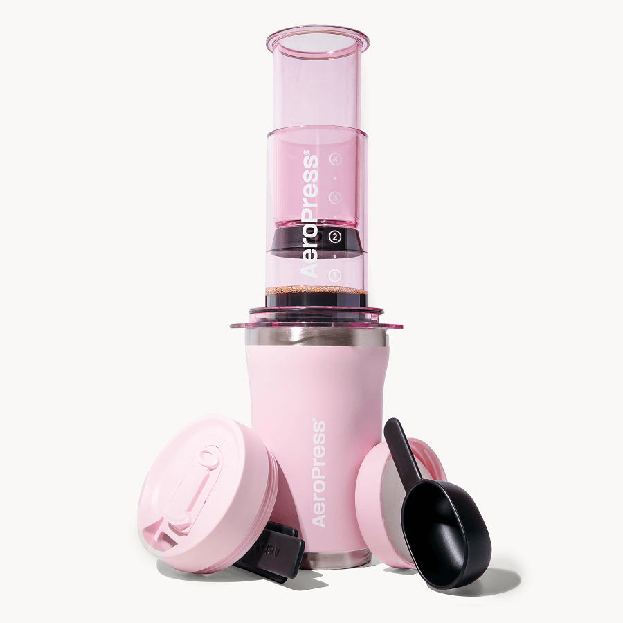 AeroPress Coffee Maker - Go Plus - Portable Brewer for Fresh Coffee Preparation