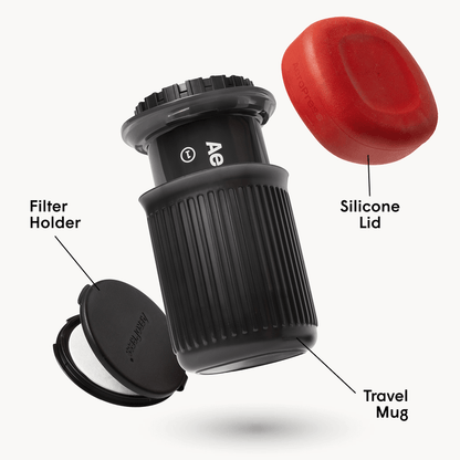 AeroPress Coffee Maker - Go - Portable Brewer for Fresh Coffee Preparation