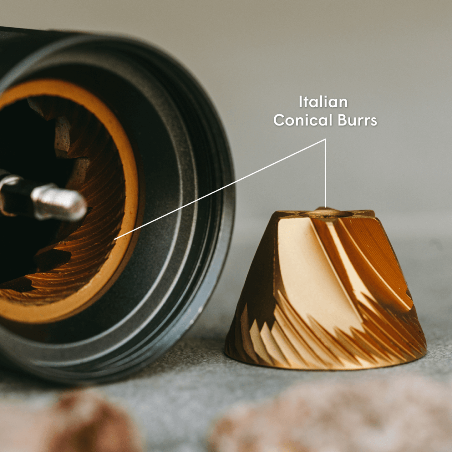 AeroPress Manual Coffee Grinder - Manual Coffee Mill for Daily Brew Routines