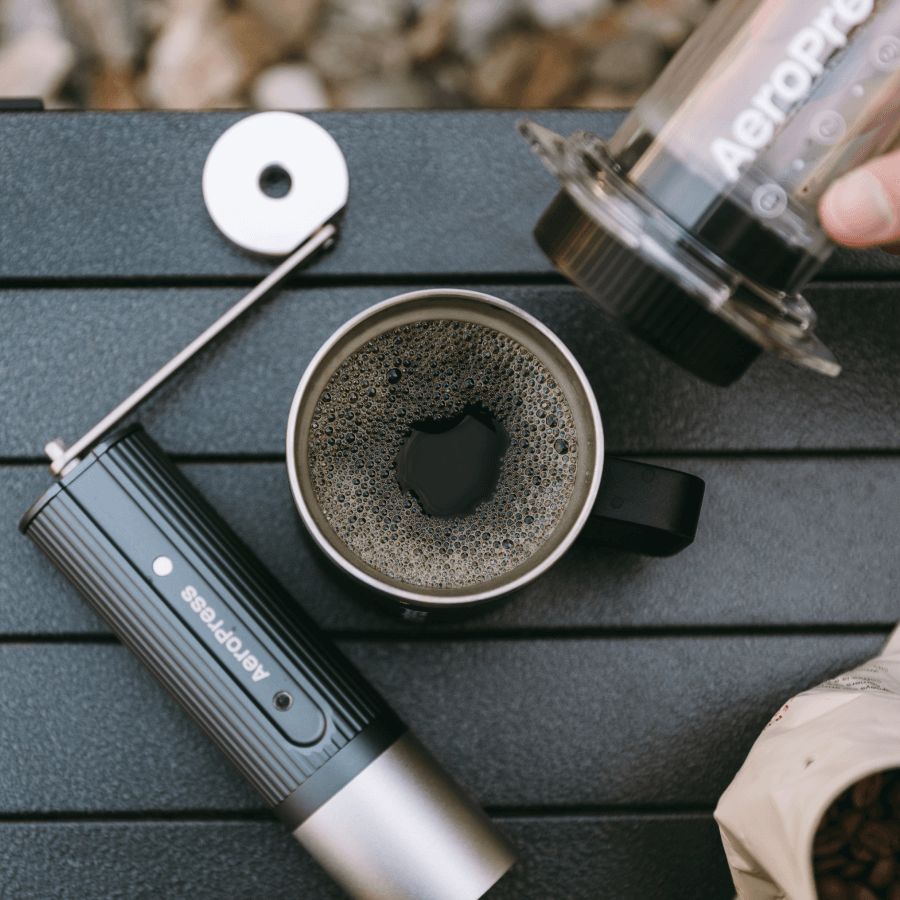 AeroPress Manual Coffee Grinder - Manual Coffee Mill for Daily Brew Routines