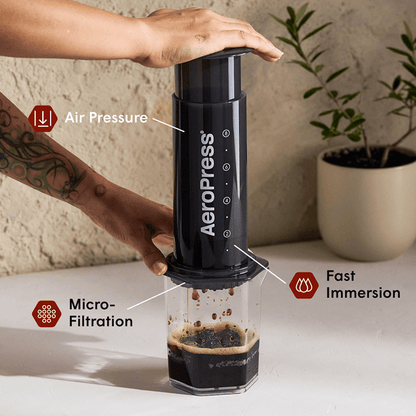 AeroPress Coffee Maker - Original XL - Portable Brewer for Fresh Coffee Preparation