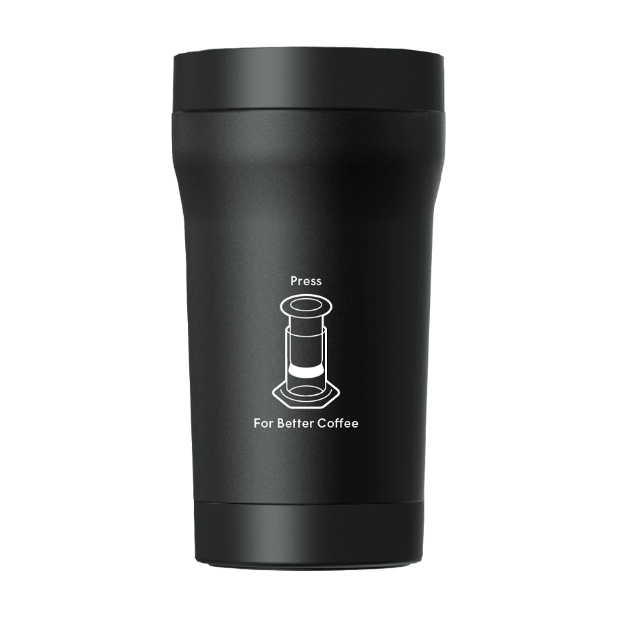AeroPress Travel Coffee Tumbler - Stainless Steel - Coffee Drinkware for Commuting and Home Use