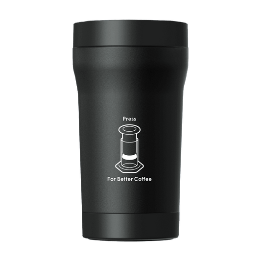 AeroPress Travel Coffee Tumbler - Stainless Steel - Coffee Drinkware for Commuting and Home Use