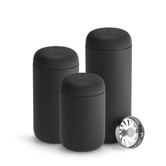 Fellow Carter Move Mug + Splash Guard - Coffee Drinkware for Commuting and Home Use