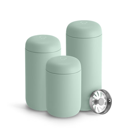 Fellow Carter Move Mug + Splash Guard - Coffee Drinkware for Commuting and Home Use